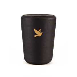 Kohleurne Taube Gold