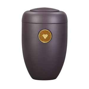 Memori-Urne aubergine