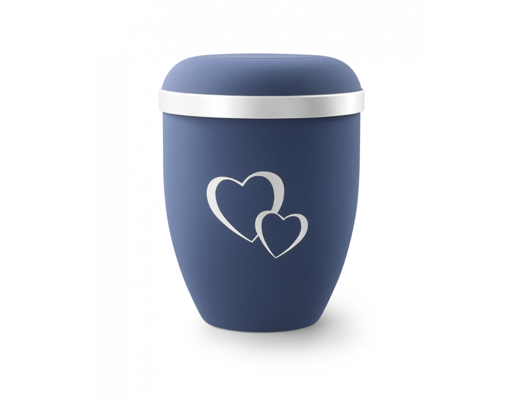 Edition Classic, Samton marine silberne Herzen, biol. abbaub.