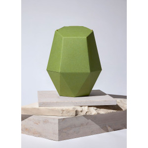 Frühling - Recycling-Kartonage Grün