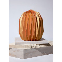 Funkenflug - Pigmentiertes Glanzpapier Orangenes Gold