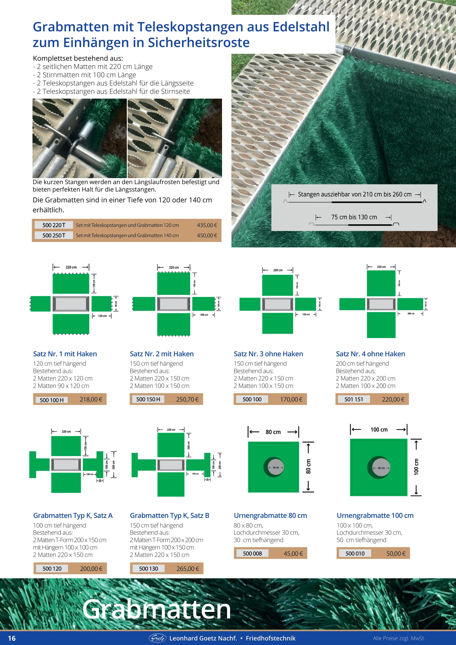 Katalog Friedhofstechnik, Seite 16