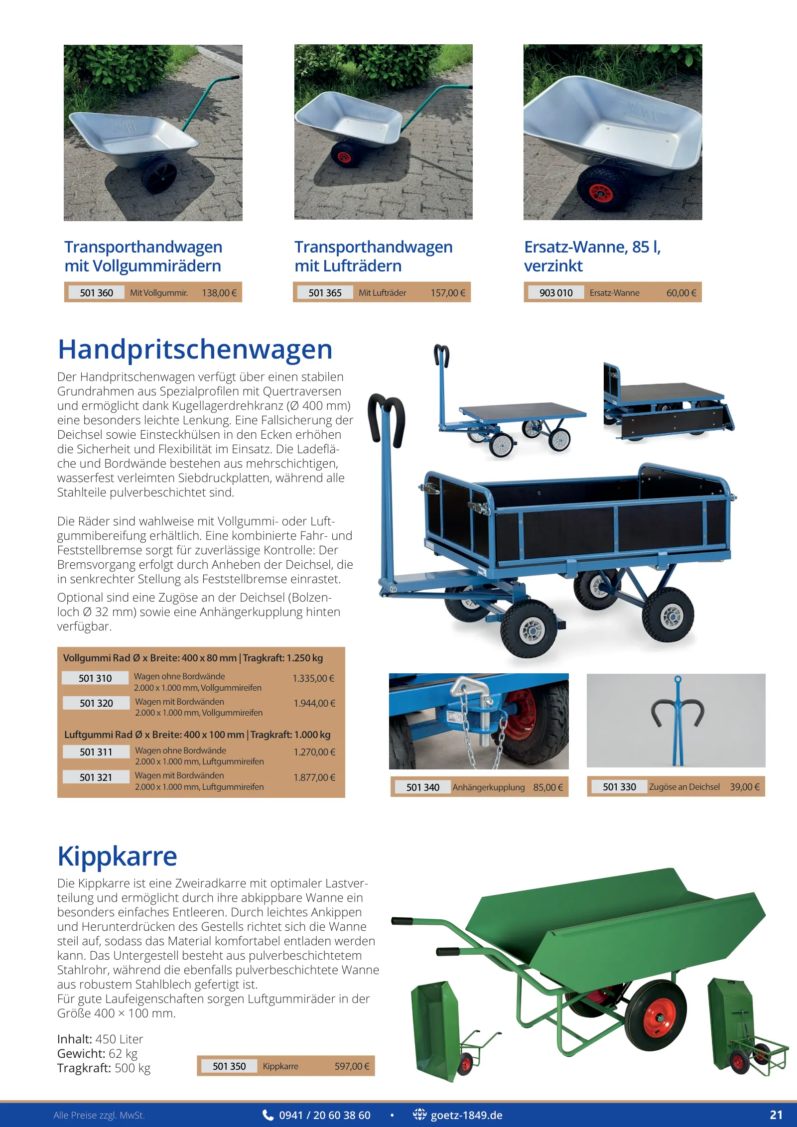 Katalog Friedhofstechnik, Seite 21