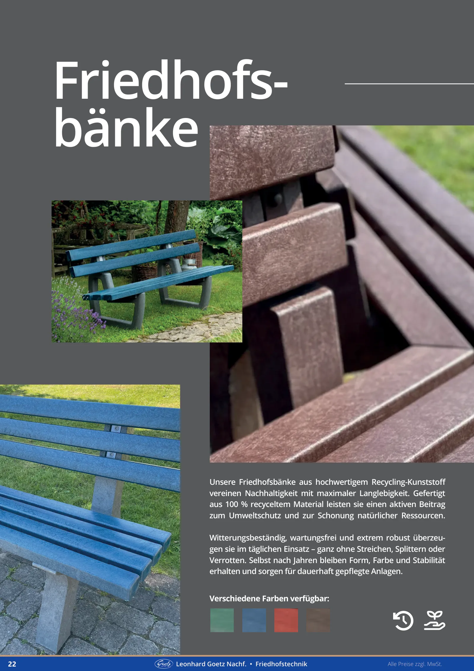 Katalog Friedhofstechnik, Seite 22