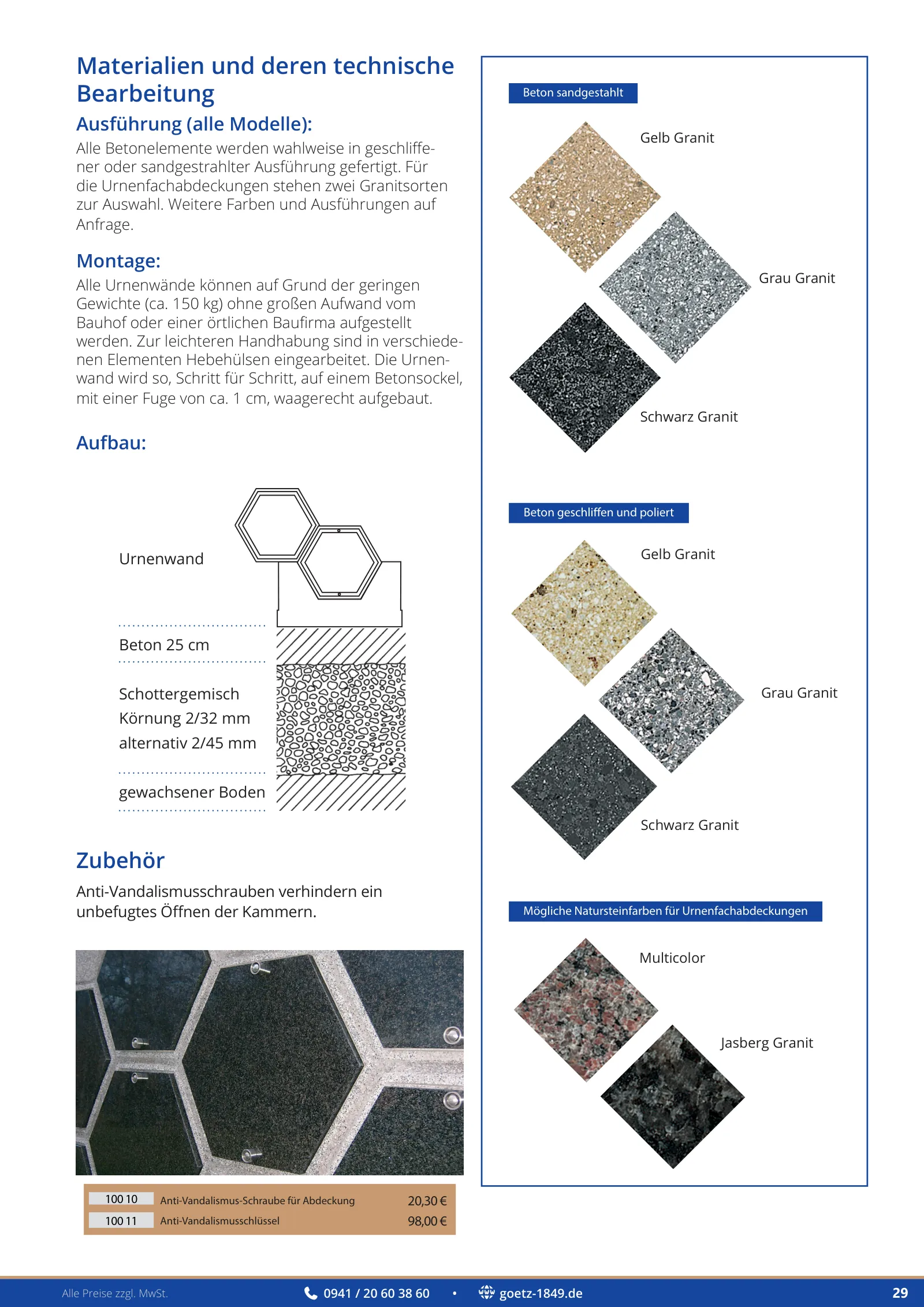 Katalog Friedhofstechnik, Seite 29