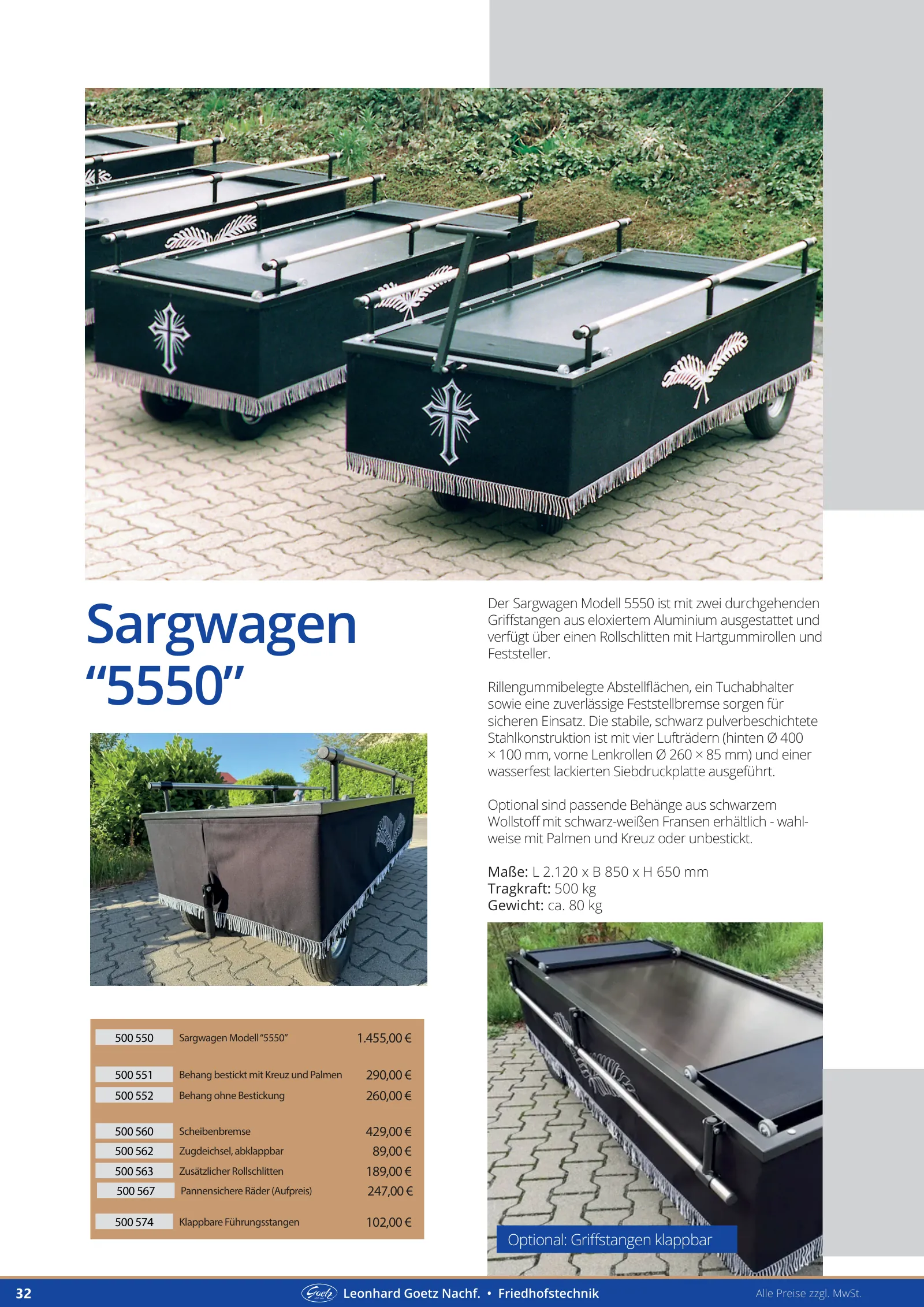 Katalog Friedhofstechnik, Seite 32